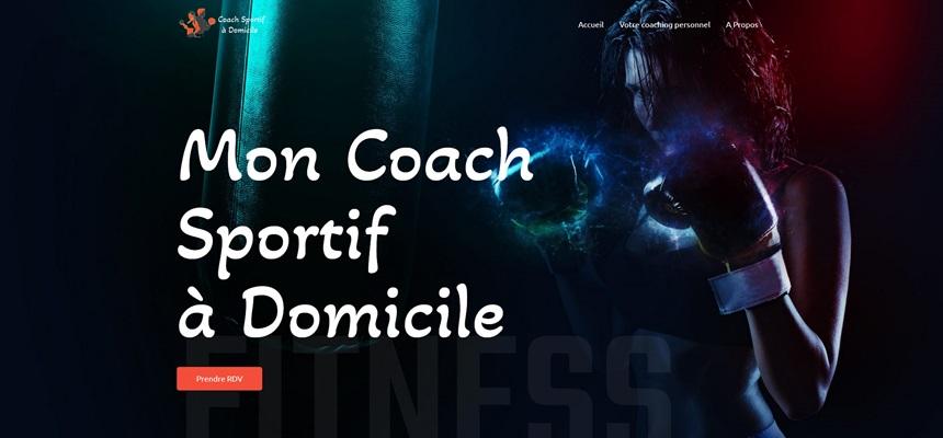 Site internet coach sportif prêt à l'emploi à vendre