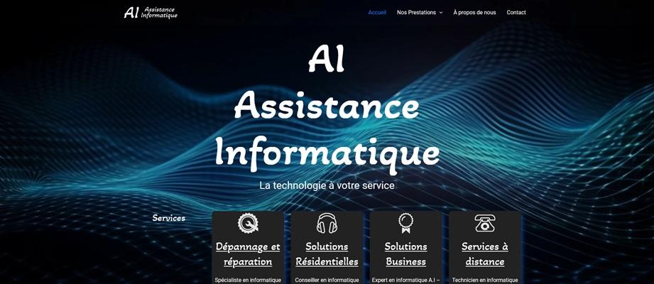 Site web d’informatique prêt à l’emploi en vente